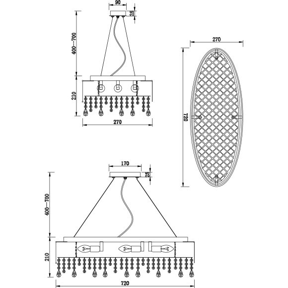 Люстра хрустальная Maytoni MOD600PL-09W Manfred под лампы 9xE14 60W Люстра хрустальная Maytoni MOD600PL-09W Manfred под лампы 9xE14 60W