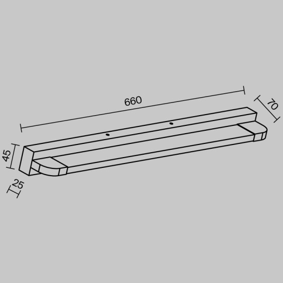 Подсветка для зеркал и картин Maytoni MIR002WL-L14CH LAOLED 14W Подсветка для зеркал и картин Maytoni MIR002WL-L14CH LAOLED 14W