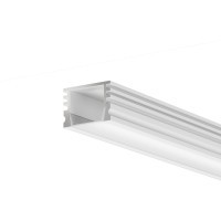 Алюминиевый профиль накладной 16x12 (Белый, 2 м), ALM-005-W-2M 631006