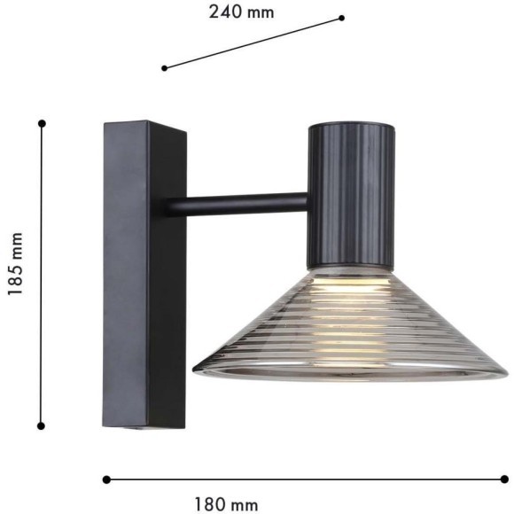 4622-1W, настенный светильник, D240xW180xH185, 1xLEDx6W, 480LM, 3000K, included 4622-1W, настенный светильник, D240xW180xH185, 1xLEDx6W, 480LM, 3000K, included