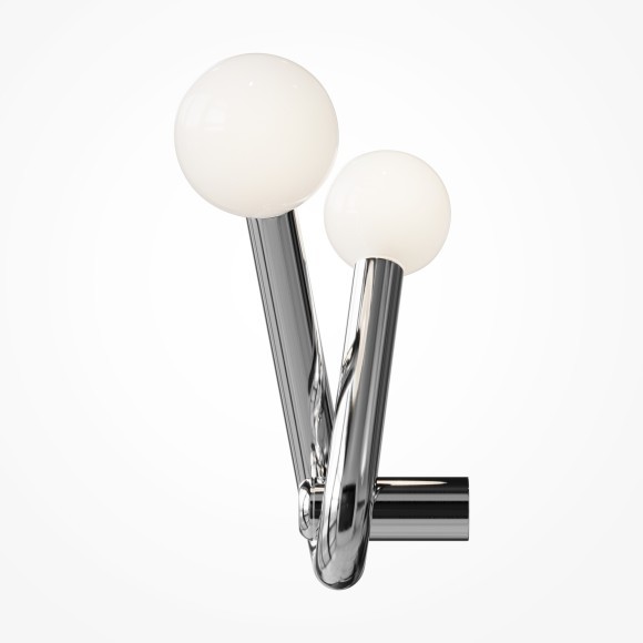 MOD476WL-02PT Хромированный настенный светильник (бра) под 2 лампы G9, без выключателя, Maytoni Vortex MOD476WL-02PT Хромированный настенный светильник (бра) под 2 лампы G9, без выключателя, Maytoni Vortex