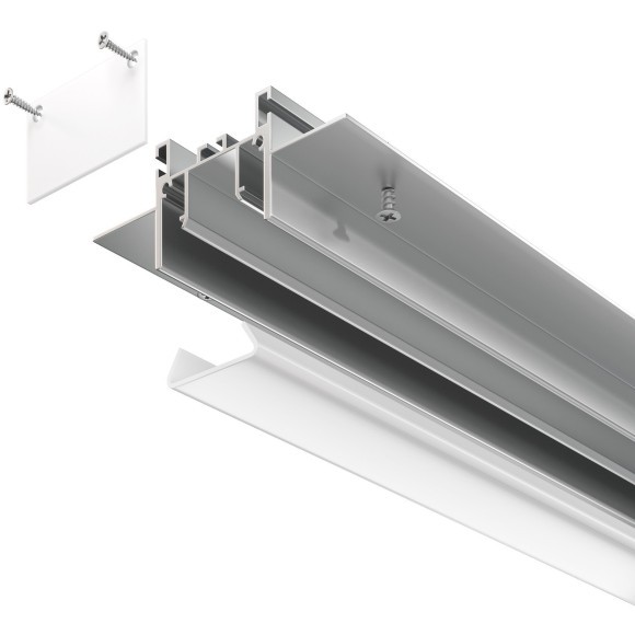 Алюминиевый профиль для натяжного потолка 72x35 ALM014S-2M Алюминиевый профиль для натяжного потолка 72x35 ALM014S-2M