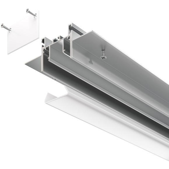 Алюминиевый профиль для натяжного потолка 72x35 ALM014S-2M Алюминиевый профиль для натяжного потолка 72x35 ALM014S-2M