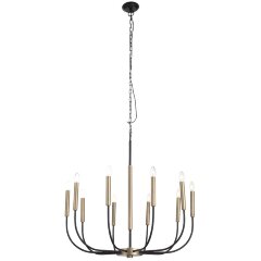 SLD008.423.10 Люстра подвесная ST-Luce Латунь, Черный E14 10*40W LAMDARIO