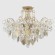 Светильник потолочный Crystal Lux ESMIRALDA PL6 GOLD 0523/106