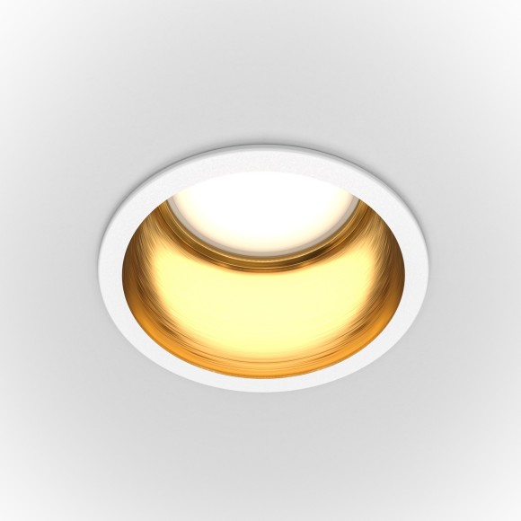 Встраиваемый светильник Maytoni DL049-01WG Reif под лампу 1xGU10 50W