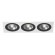 Встраиваемый светильник Lightstar i836070707 Intero 111 под лампы 3xGU10 150W