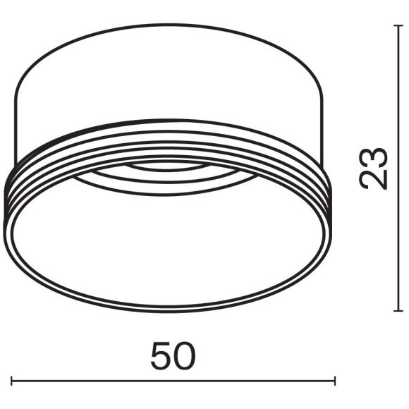 Декор. кольцо (для светильников серии Focus с диам. плафона 52мм) RingM-12-W Декор. кольцо (для светильников серии Focus с диам. плафона 52мм) RingM-12-W