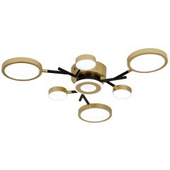 4686-7C, потолочный светильник, D720xH80, LEDx80W/40W/40W, 4300/2230/2160LM, 4000/6500/3500K, included, remote control