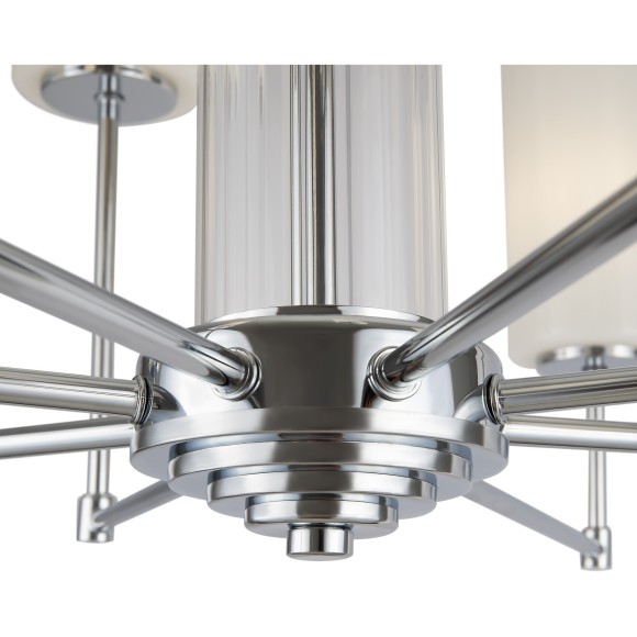 Люстра на штанге Freya FR5184PL-08CH Agnes под лампы 8xE14 60W