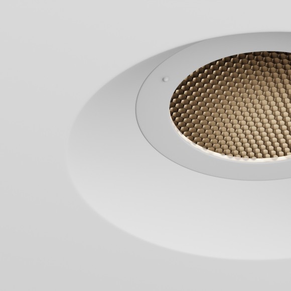 DL136-GU10-W Безрамочнный спот для ПВХ натяжных потолков под лампу GU10. В комплекте 3 белых и 1 черная рамка + антибликовый фильтр Maytoni Intro 2.0 Sharp