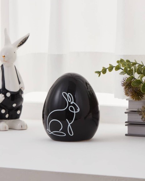 427909 Фигурка Яйцо GOPENG ?90, H120 фарфор, черный, белый 427909 Фигурка Яйцо GOPENG ?90, H120 фарфор, черный, белый