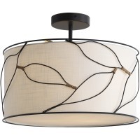 SL6228.402.03 Светильник подвесной ST-Luce Черный/Бежевый E27 3*60W ROOT