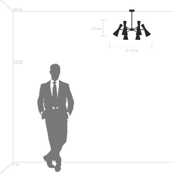 Люстра потолочная Lightstar 816066 Dumo под лампы 6xE14 240W Люстра потолочная Lightstar 816066 Dumo под лампы 6xE14 240W