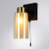 Бра Arte Lamp A7027AP-1BK LEO под лампу 1xE14 40W