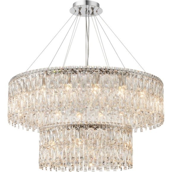 Люстра подвесная хрустальная 2173/09/26P Stilfort, серия Santorini