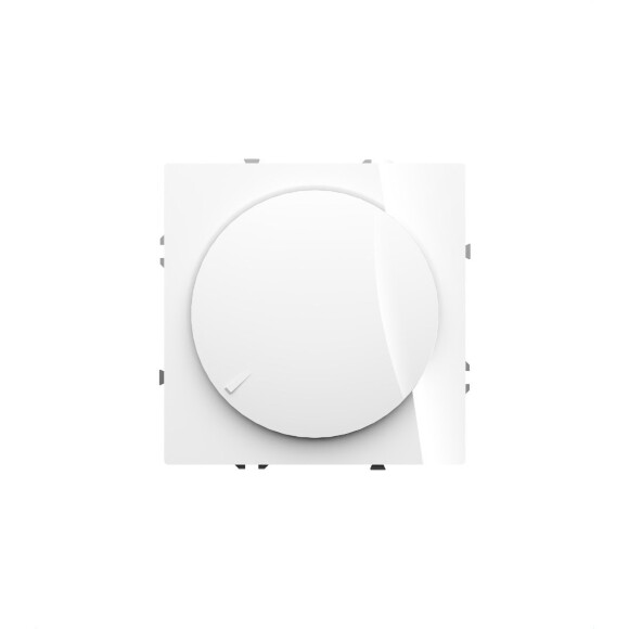 Светорегулятор встраиваемый VOLTUM S70 поворотно-нажимной 600 Вт, (белый глянцевый) Светорегулятор встраиваемый VOLTUM S70 поворотно-нажимной 600 Вт, (белый глянцевый)