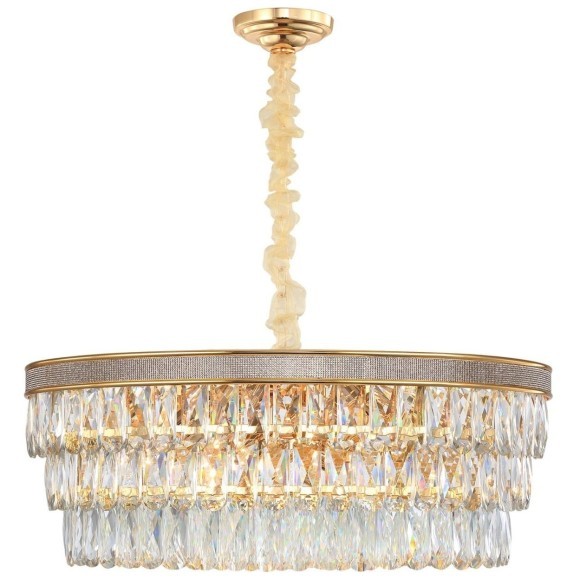 Люстра хрустальная Lussole LSP-8183 YUMA IP21 под лампы 9xE14 360W Люстра хрустальная Lussole LSP-8183 YUMA IP21 под лампы 9xE14 360W