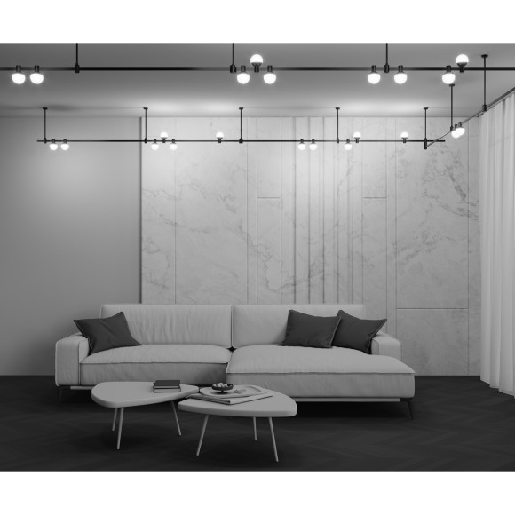 Магнитный трековый светильник Maytoni Flarity TR149-1-5W3K-B 3000K 300лм 5Вт