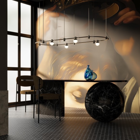 Магнитный трековый светильник Maytoni Flarity TR149-1-5W3K-B 3000K 300лм 5Вт