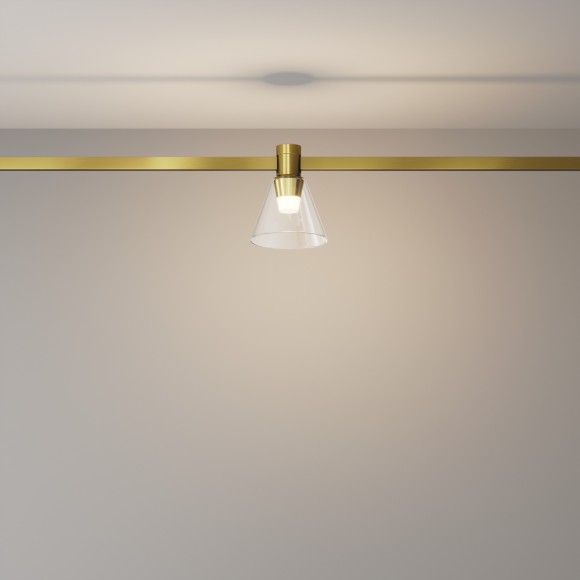 Магнитный трековый светильник Maytoni Flarity TR147-1-3W3K-BS 3000K 90лм 3Вт