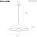 SL6128.403.01 Светильник подвесной ST-Luce Черный/Черный LED 1*24W 3000K LIDO