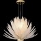 Crystal Lux ARTICHOKE SP8+1 GOLD 4150/309 Люстра подвесная дизайнерская, основание золото, прозрачное стекло артишок 8xE14 + LED 3000K 1500Лм, большая люстра для гостиной и зала