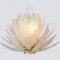 Crystal Lux ARTICHOKE SP8+1 GOLD 4150/309 Люстра подвесная дизайнерская, основание золото, прозрачное стекло артишок 8xE14 + LED 3000K 1500Лм, большая люстра для гостиной и зала