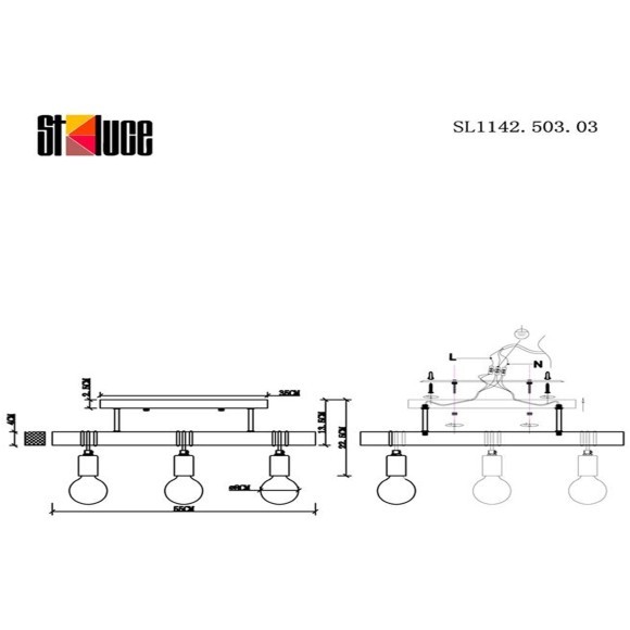 SL1142.503.03 Светильник подвесной Белый, Светлое дерево E27 3*60W BAGETTI SL1142.503.03 Светильник подвесной Белый, Светлое дерево E27 3*60W BAGETTI