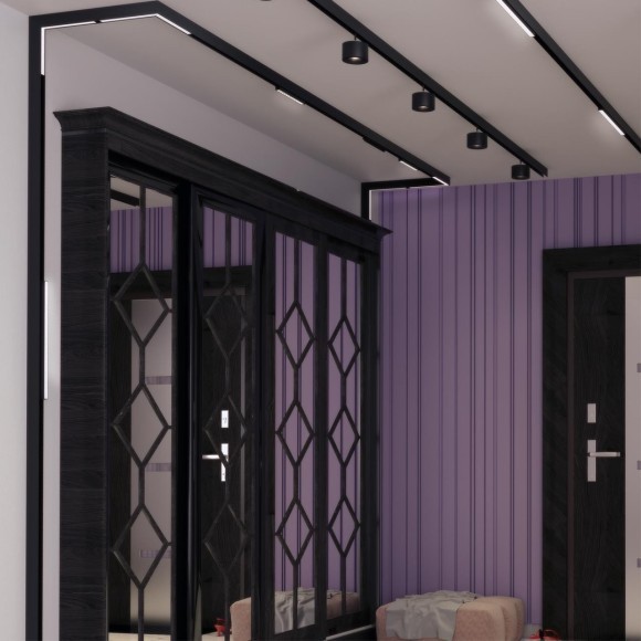 359502 Трековый светодиодный TUYA SMART светильник Novotech Flum CRI90+ 3000-6500К 1920Лм 100° 24W Bluetooth Wi-Fi Алиса