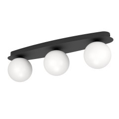 902092 CASTROVIDO Настенно-потолочный светильник 3xG9 12.6Вт IP44 черный белый металл стекло 902092 CASTROVIDO Настенно-потолочный светильник 3xG9 12.6Вт IP44 черный белый металл стекло