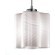 SL117.503.01 Светильник подвесной ST-Luce Серебристый/Белый с полосками E27 1*60W ONDE