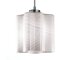 SL117.503.01 Светильник подвесной ST-Luce Серебристый/Белый с полосками E27 1*60W ONDE