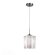 SL117.503.01 Светильник подвесной ST-Luce Серебристый/Белый с полосками E27 1*60W ONDE