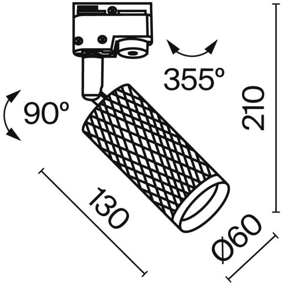 Однофазный двужильный трековый светильник Maytoni Unity TR011-1-GU10-B Focus Design под сменную лампу GU10 Однофазный двужильный трековый светильник Maytoni Unity TR011-1-GU10-B Focus Design под сменную лампу GU10