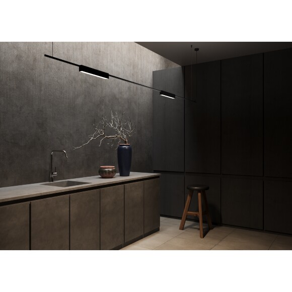 Maytoni ARITY TR238-1-12W3K-B Черный трековый линейный светодиодный светильник с возможностью поворота прямо на шинопроводе, диммируется по Dali DT6 или 0-10V, LED SMD2835 OSRAM 12Вт 3000К 430Лм 120° CRI90 IP20 24В