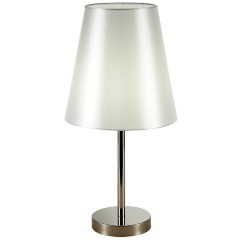 SLE105904-01 Прикроватная лампа Никель/Белый E14 1*40W BELLINO SLE105904-01 Прикроватная лампа Никель/Белый E14 1*40W BELLINO