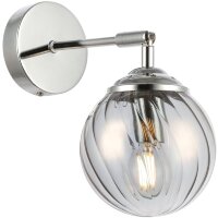 SLE102201-01 Светильник настенный Хром/Дымчатый E14 1*40W FASIA