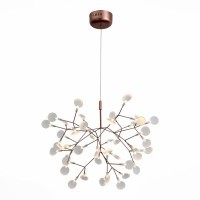 SL379.203.45 Люстра подвесная ST-Luce Медный/Белый LED 45*0,5W 3500K RAFINA