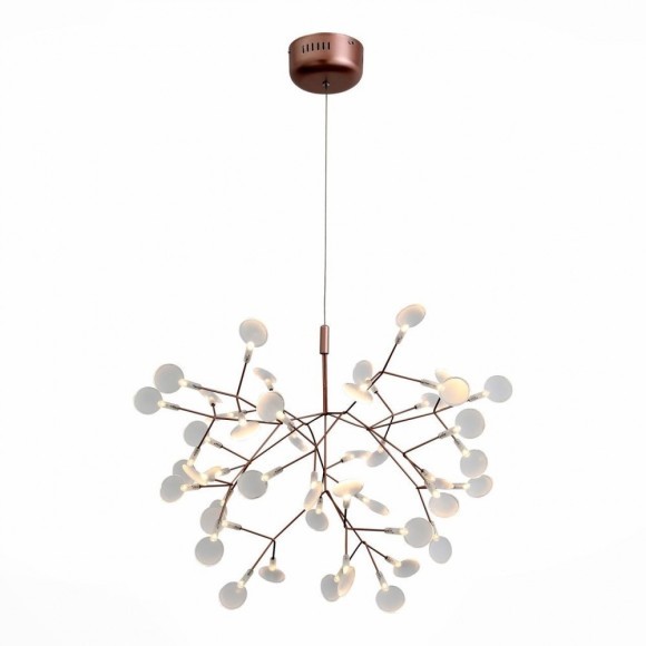 SL379.203.45 Люстра подвесная ST-Luce Медный/Белый LED 45*0,5W 3500K RAFINA