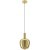 390464 Светодиодный подвес с регулировкой цветовой температуры FRUITERA, 1X6W;1X1,6W(LED), Ø250, 2200-6500K, 1100lm, сталь, состаренный медный, золото