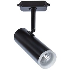 Однофазный двужильный светодиодный трековый светильник Arte Lamp A6813PL-1BK HUBBLE 4000К 800Лм CRI85+ 24° 10Вт Однофазный двужильный светодиодный трековый светильник Arte Lamp A6813PL-1BK HUBBLE 4000К 800Лм CRI85+ 24° 10Вт