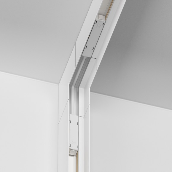 Угловой коннектор внутренний вертикальный для накладного шинопровода Maytoni Gravity TRX010ICL-21W