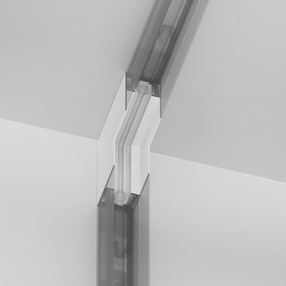 Угловой коннектор внутренний вертикальный для накладного шинопровода Maytoni Gravity TRX010ICL-21W