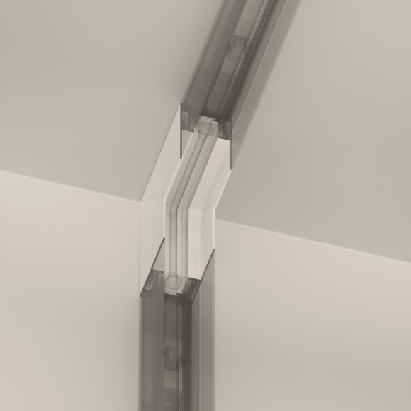 Угловой коннектор внутренний вертикальный для накладного шинопровода Maytoni Gravity TRX010ICL-21W