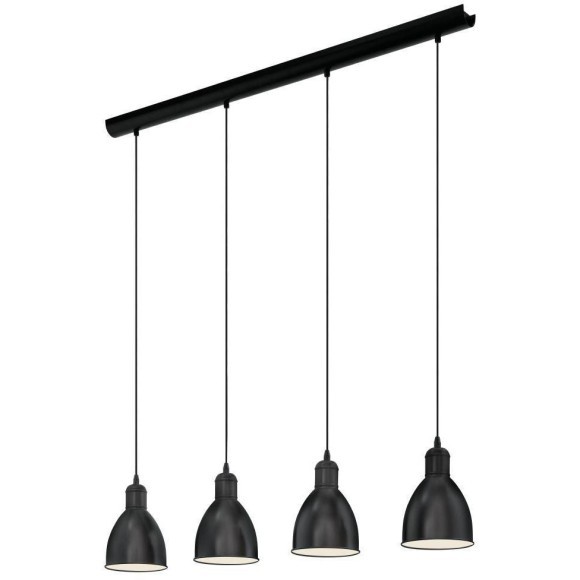 49466 Подвес PRIDDY, 4х60W (E27), L975, H1100, сталь, черный