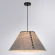 Arte Lamp Fleece A7092SP-1GY Подвесной современный светильник с плафоном 52 см, серый фетровый абажур, черный металл, длина провода 100см, лампа E27 1шт до 40Вт IP20 220В