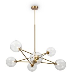 Люстра на штанге Freya FR5144PL-06TR Bumble под лампы 6xG9 35W