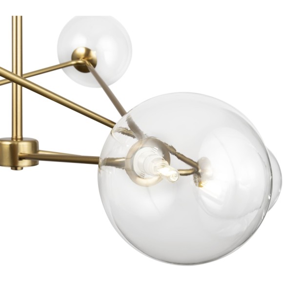 Люстра на штанге Freya FR5144PL-06TR Bumble под лампы 6xG9 35W