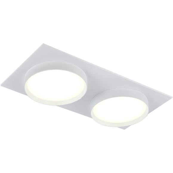 ST258.508.02 Св-к встр. Белый GX53 2*50W IP20 L220xW109xH43 220V Без ламп Встраиваемые светильники